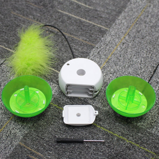 Jouet Interactif Électrique pour Chat – Balle Culbuto LED Lumineuse avec Plume - Furlo2A1A22139C8C4CD4B88D9849465D62DF