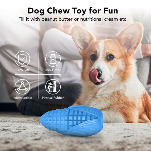 Bâton Molaire en Caoutchouc Forme Maïs pour Chien – Jouet à Mâcher Résistant - Furlo