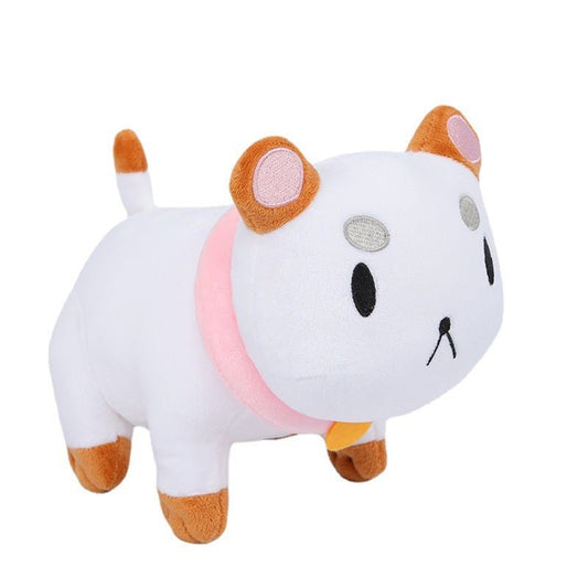 Peluche Abeille & Chiot pour Chat – Coussin Doudou en Peluche Courte | Coton PP - Furlo