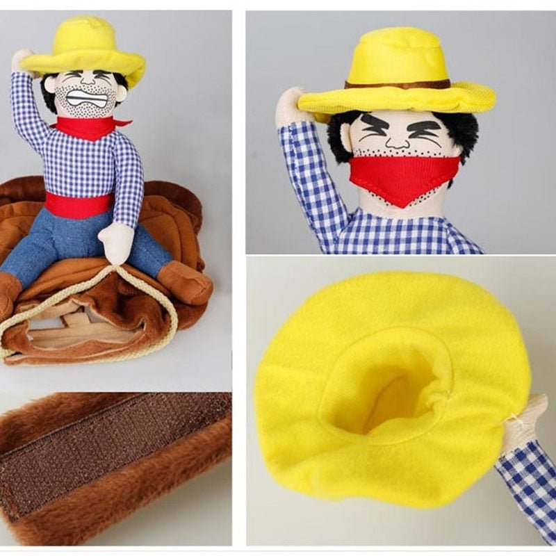Costume cowboy western pour chien et chat – 100% coton | Halloween & Cosplay | 4 tailles - Furlo