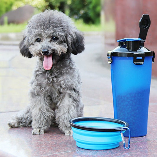 Gourde & Gamelle Portable 2-en-1 pour Chien et Chat – Idéale Voyage & Balade - Furlo