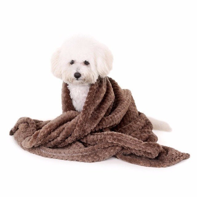 Couverture douce pour chien et chat en flanelle – 70x100 cm | Canapé, lit, voiture - Furlo