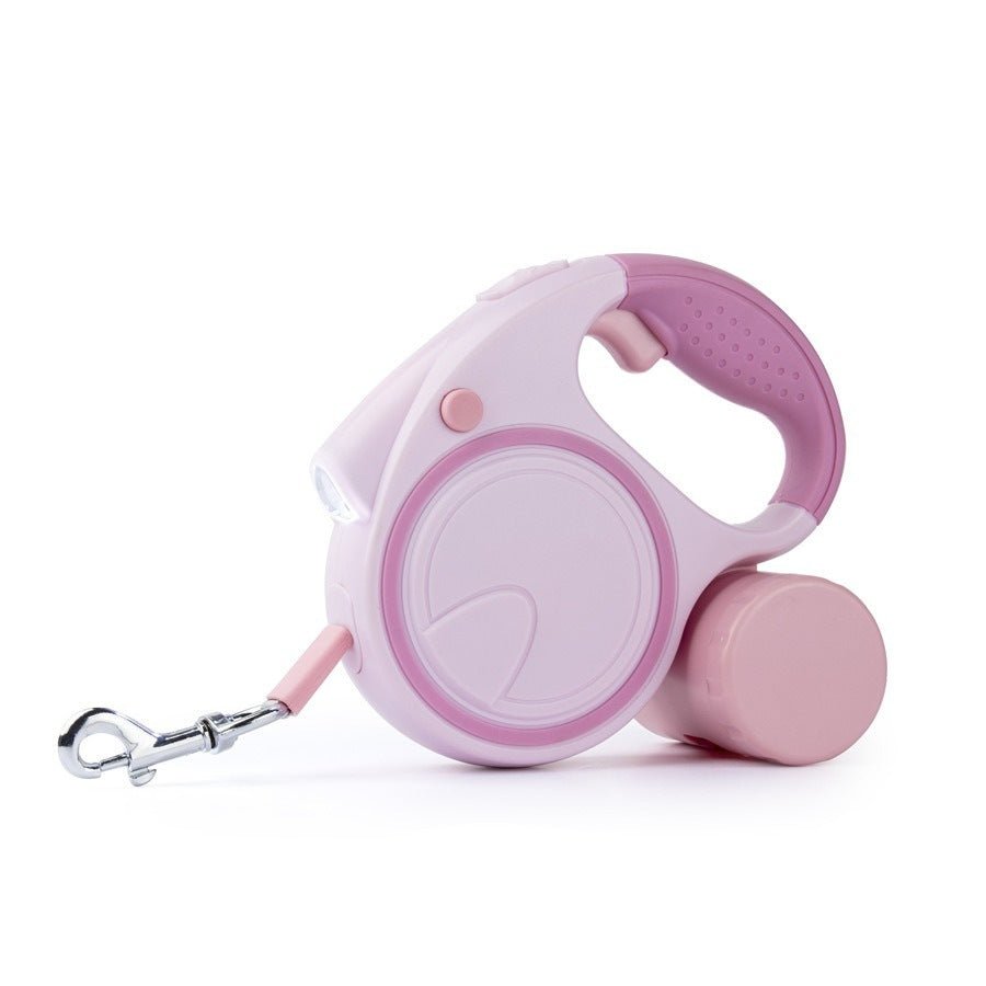 Laisse Rétractable Automatique 5m pour Chien – ABS+TPR avec Lampe Torche - Furlo