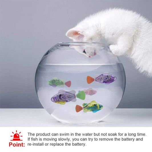 Poisson Nageur Lumineux Électrique – Jouet Interactif pour Chat & Bain Bébé - Furlo