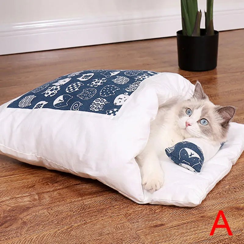 Sac de Couchage Chaud pour Chat – Lit Caverne Amovible & Lavable | Tailles S, M, L - Furlo