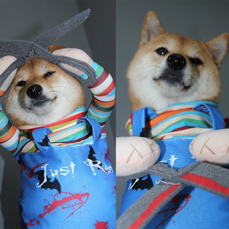 Déguisement Halloween Homme aux Ciseaux pour Chien – Costume Debout Rigolo - Furlo