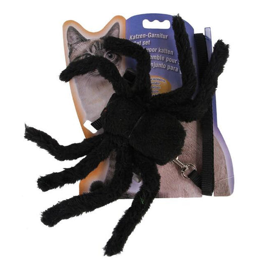 Harnais Araignée Halloween pour Chat avec Laisse – Déguisement Félin - Furlo