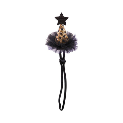 Mini Chapeau Halloween Ajustable pour Chat & Chien – Tissu Tissé Main | Style Britannique - Furlo