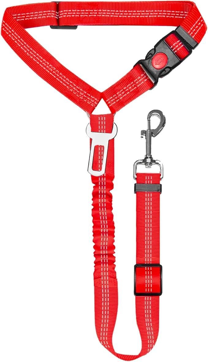 Laisse de Sécurité Nylon pour Chien – Ceinture Voiture Extensible | 9 Coloris - Furlo