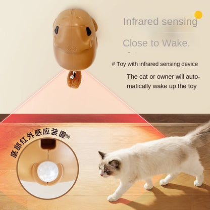Jouet Interactif Capybara pour Chat – Balle Automatique Capteur de Mouvement - Furlo