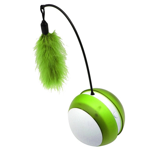 Jouet Interactif Électrique pour Chat – Balle Culbuto LED Lumineuse avec Plume - Furlo2A1A22139C8C4CD4B88D9849465D62DF
