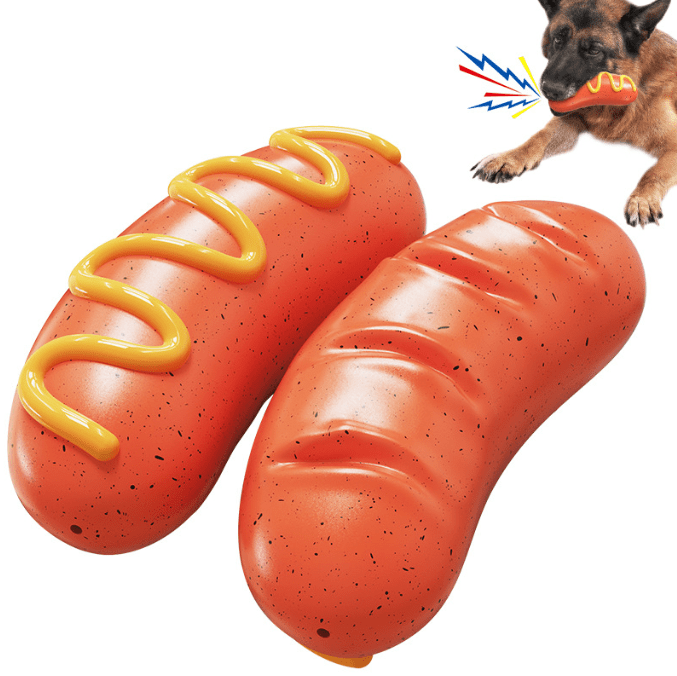 Jouet Sonore Saucisse pour Chien – Bâton à Mâcher & Stimulation Dentaire - Furlo