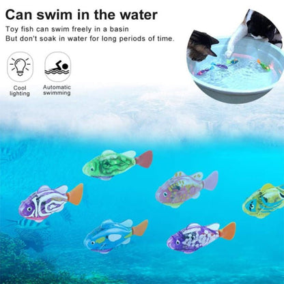 Poisson Nageur Lumineux Électrique – Jouet Interactif pour Chat & Bain Bébé - Furlo