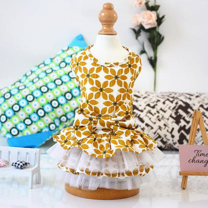 Jupe Tutu à Nœud pour Petit Chien – Tenue Printemps Été Légère - Furlo
