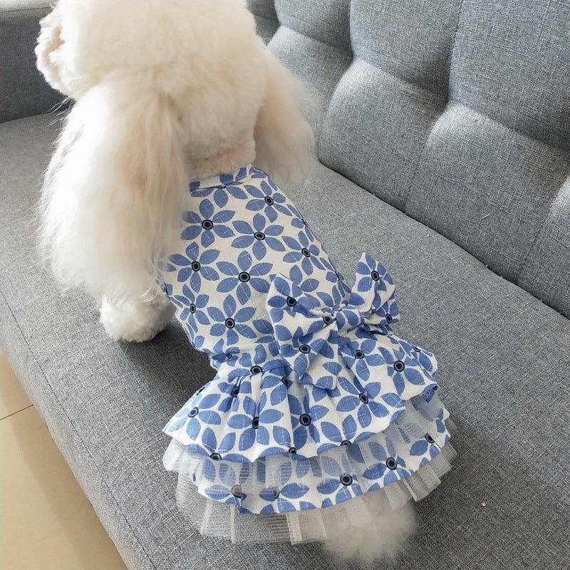 Jupe Tutu à Nœud pour Petit Chien – Tenue Printemps Été Légère - Furlo