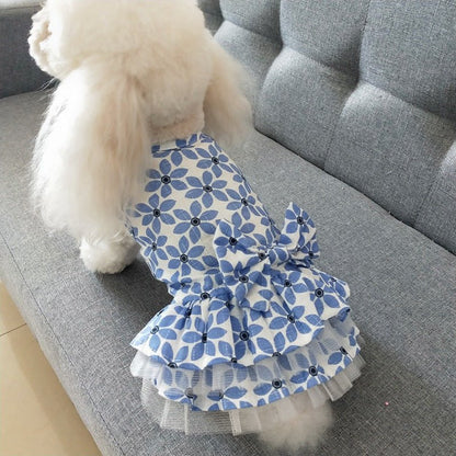 Jupe Tutu à Nœud pour Petit Chien – Tenue Printemps Été Légère - Furlo