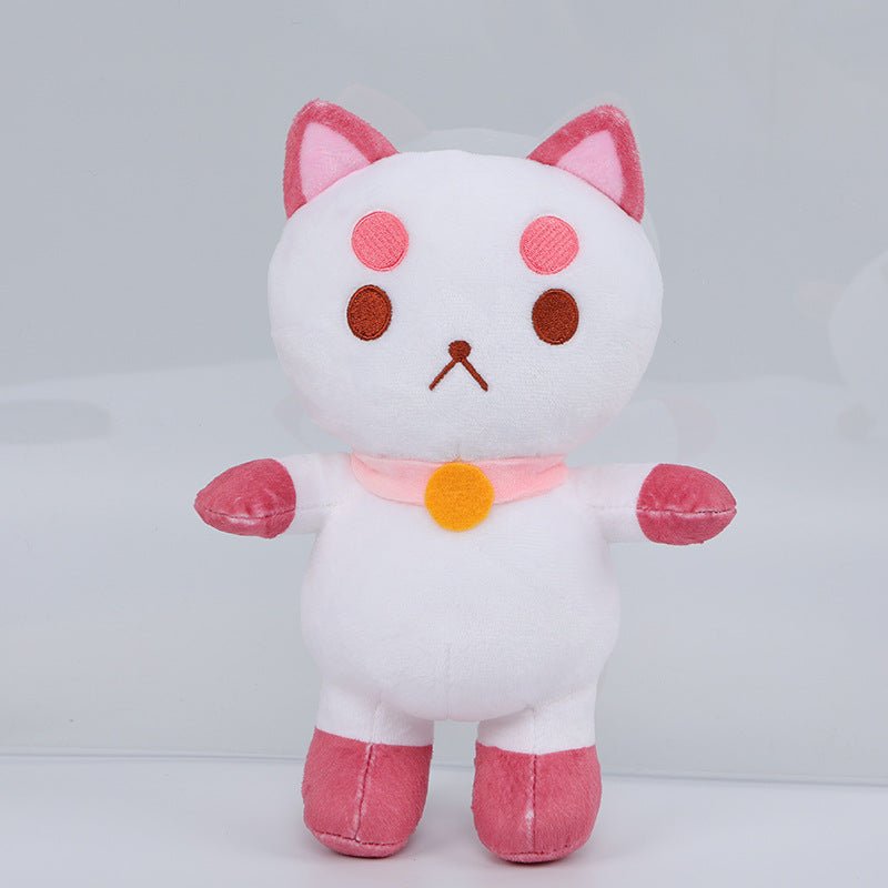 Peluche Abeille & Chiot pour Chat – Coussin Doudou en Peluche Courte | Coton PP - Furlo