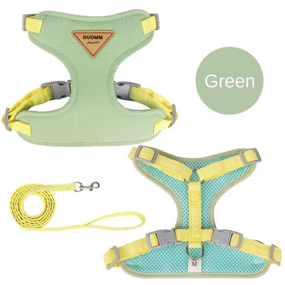 Harnais Maille Anti-Fugue pour Chat – Laisse Outdoor Ajustable | 4 Coloris, Tailles XS à L - Furlo