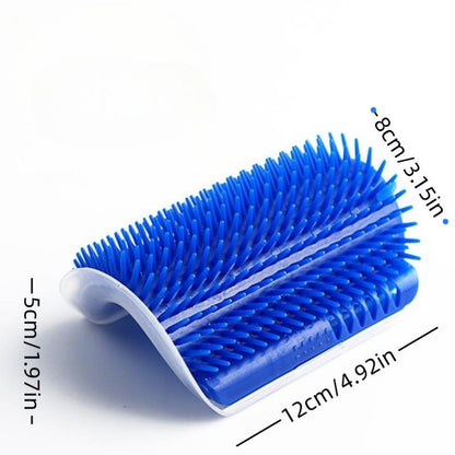 Brosse Massante d’Angle pour Chat – Peigne Mural Auto-Grattant - Furlo