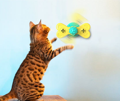 Jouet Tourniquet Papillon pour Chat – Moulin à Vent Griffoir en TPR - Furlo