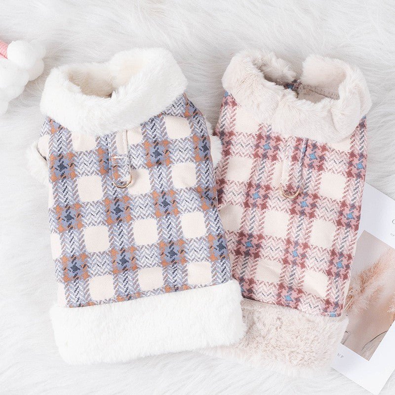 Gilet Chaud en Velours Style British pour Petit Chien et Chat – Automne Hiver - Furlo