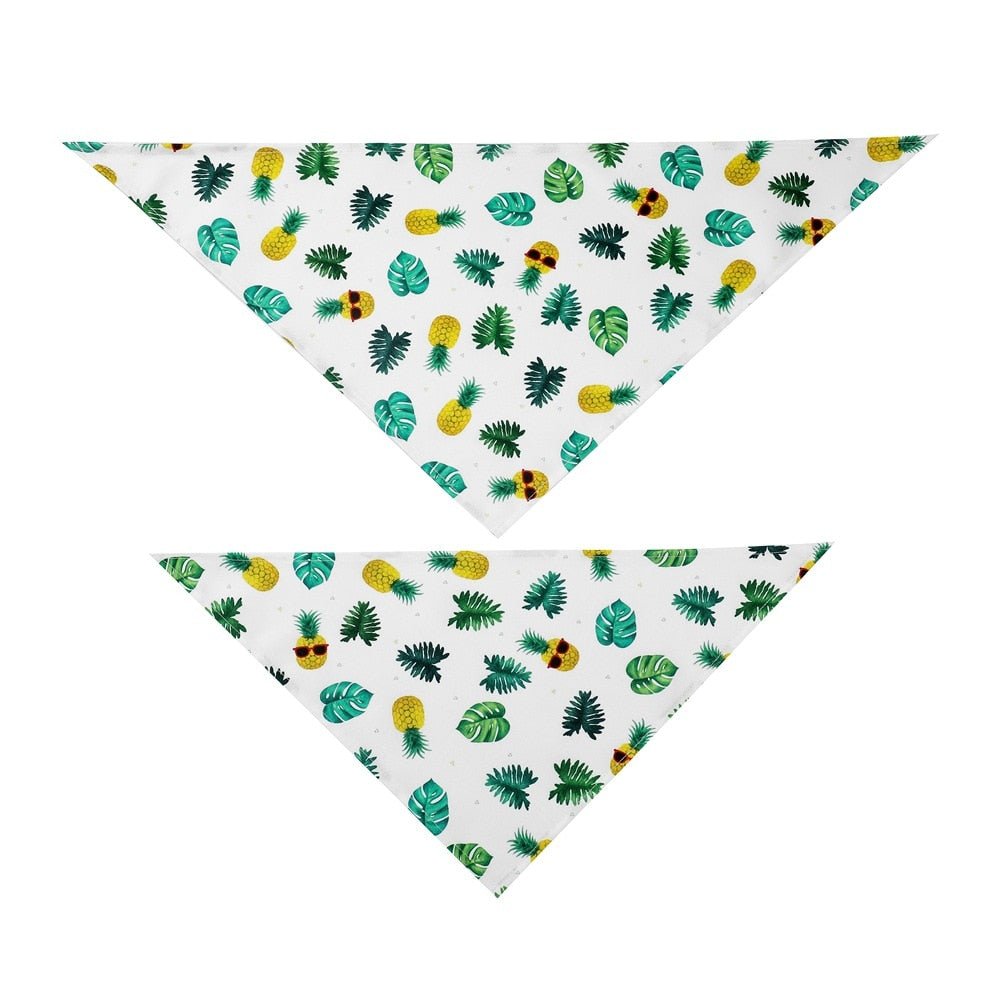 Bandana Imprimé Fruits pour Chien & Chat – Foulard Coton Ajustable | Tailles S & M - Furlo