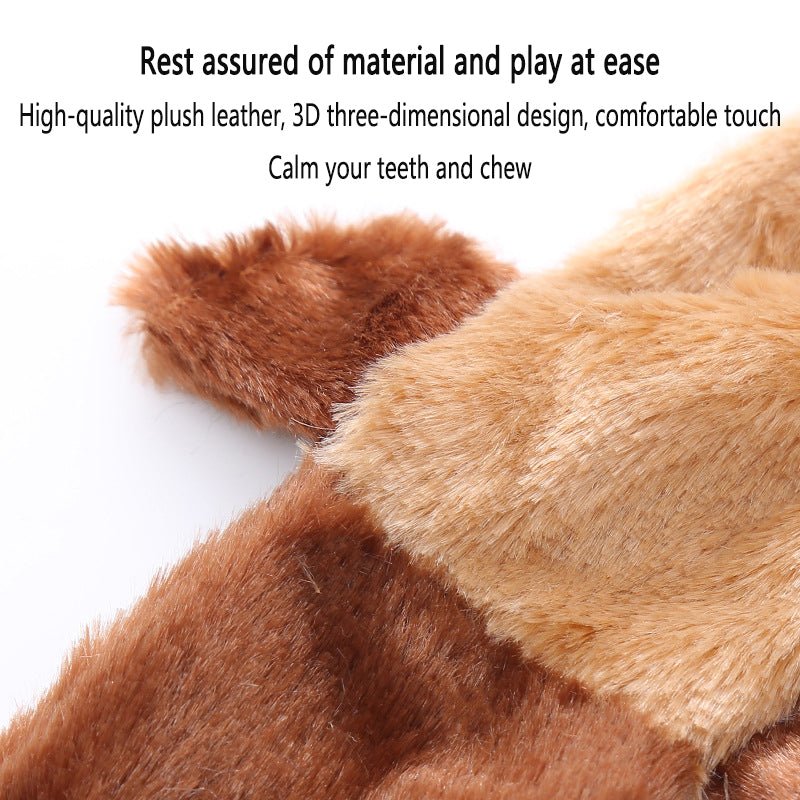 Peluche Sonore Anti-Morsure pour Chien – Jouet Résistant 3 Coloris - Furlo