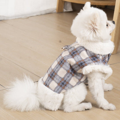 Gilet Chaud en Velours Style British pour Petit Chien et Chat – Automne Hiver - Furlo