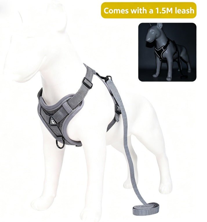 Harnais pour Chien & Chat Réfléchissant et Respirant – Gilet Sécurisé S/M/L/XL - Furlo