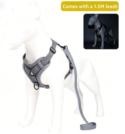 Harnais pour Chien & Chat Réfléchissant et Respirant – Gilet Sécurisé S/M/L/XL - Furlo