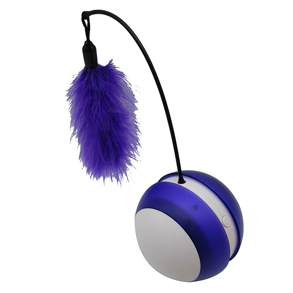 Jouet Interactif Électrique pour Chat – Balle Culbuto LED Lumineuse avec Plume - Furlo239C4CE201E9458DBA1EC0D2AB594BB4
