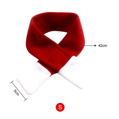 Ensemble bonnet + écharpe de Noël pour chien et chat – Coton doux | S, M, L - Furlo