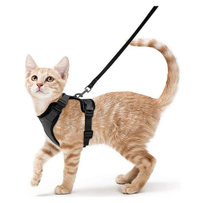 Harnais Vest Anti-Fugue Respirant & Réfléchissant pour Chat – Avec Laisse - Furlo