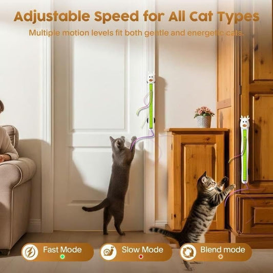 Jouet Volant à Corde pour Chat – Mouvement Automatique - Furlo