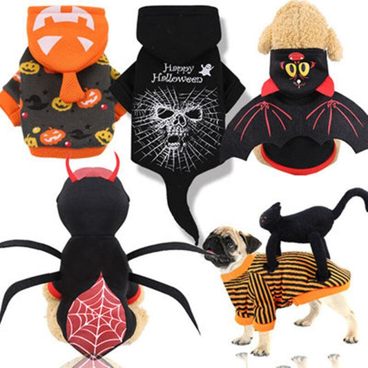 Costume Halloween Ange pour Chien et Chat – 14 Coloris XS à XXL - Furlo