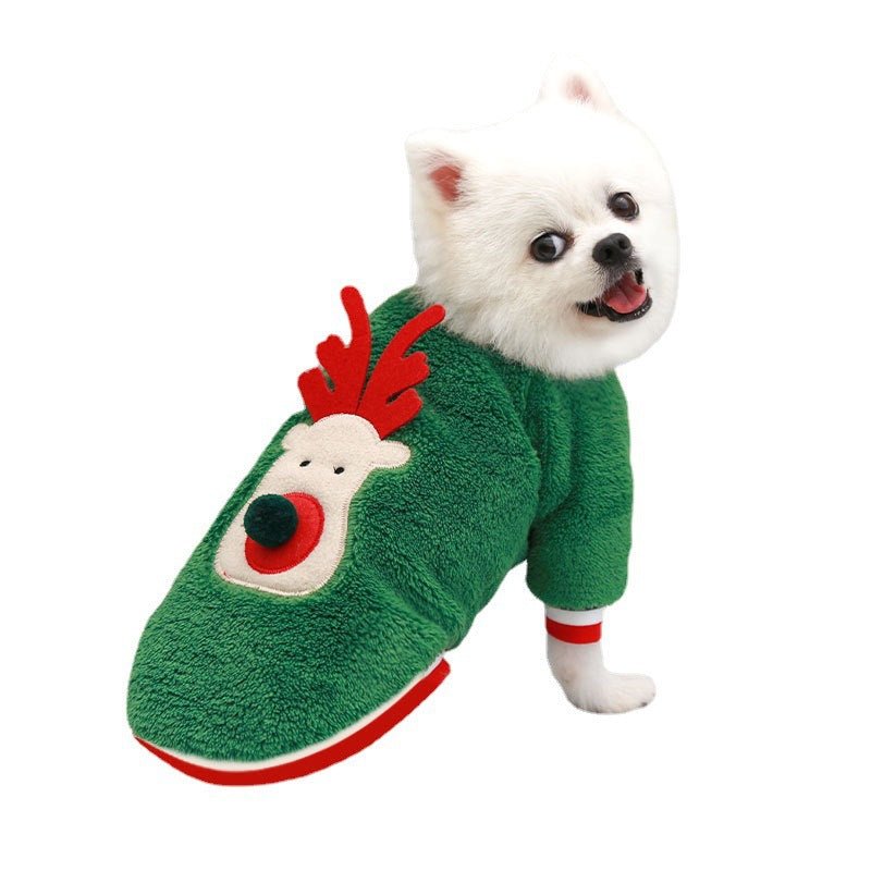 Manteau de Noël en Polaire pour Chien et Chat – Chaud & Adorable - Furlo
