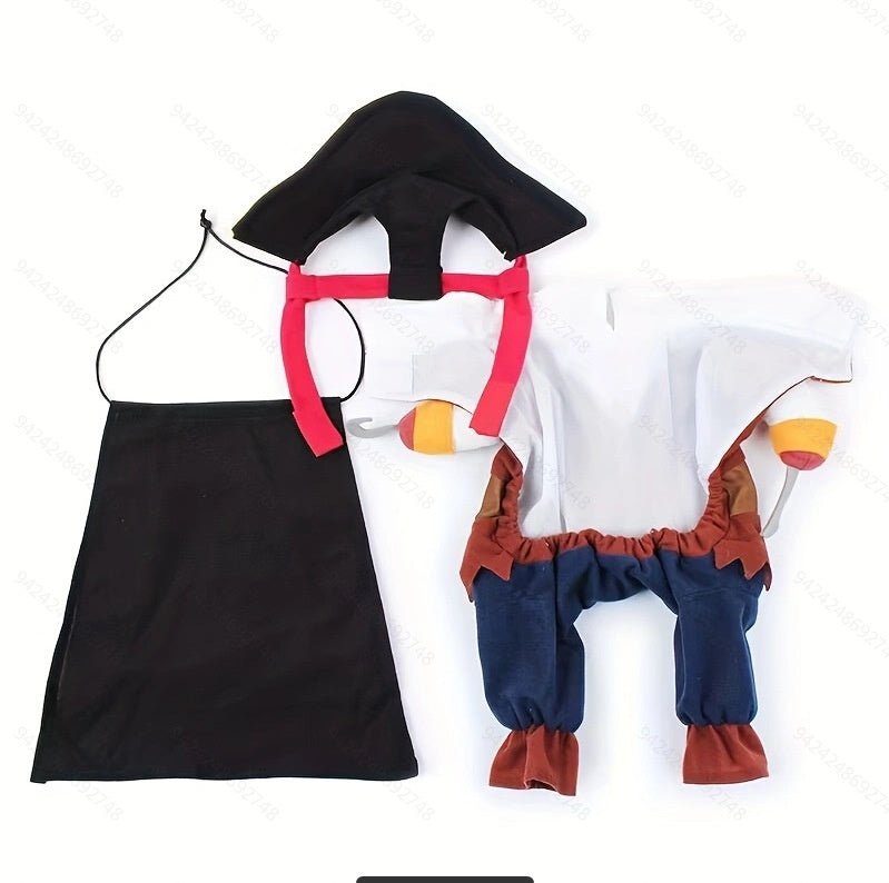 Costume Pirate pour Chat et Chien – Déguisement Halloween et Noël - Furlo