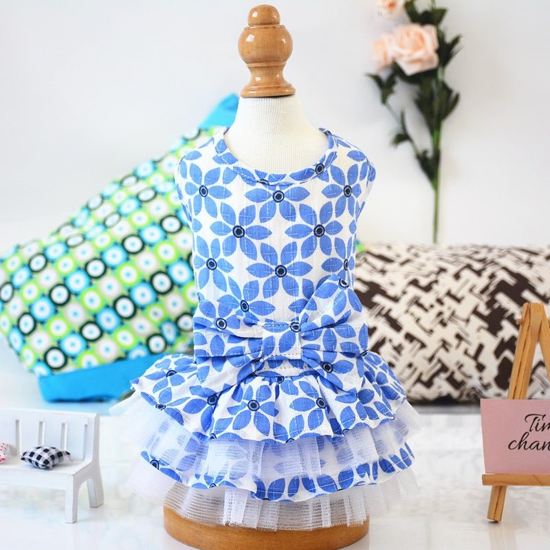 Jupe Tutu à Nœud pour Petit Chien – Tenue Printemps Été Légère - Furlo