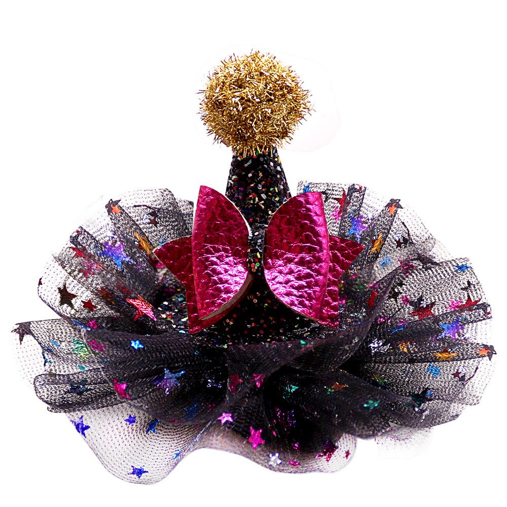 Mini Chapeau Halloween Ajustable pour Chat & Chien – Tissu Tissé Main | Style Britannique - Furlo