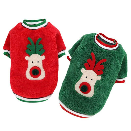 Manteau de Noël en Polaire pour Chien et Chat – Chaud & Adorable - Furlo