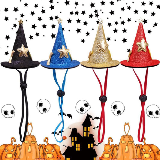 Mini Chapeau Halloween Ajustable pour Chat & Chien – Tissu Tissé Main | Style Britannique - Furlo