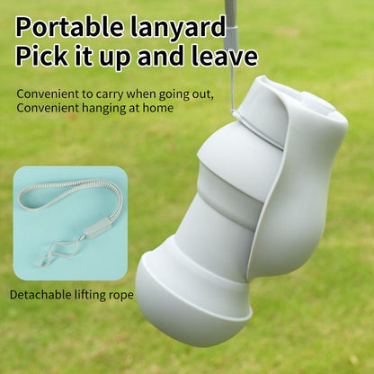 Gourde Pliable en Silicone 550ml pour Chien – Distributeur d’Eau de Voyage - Furlo