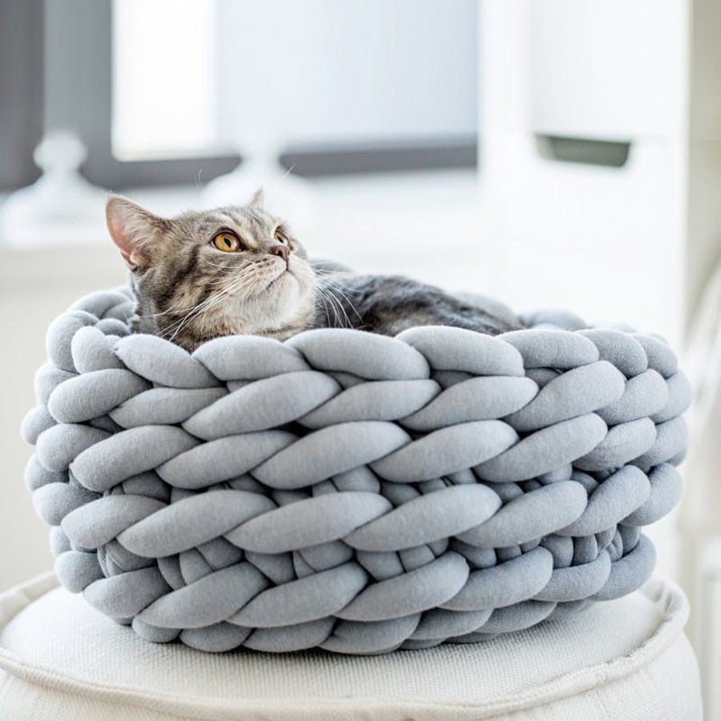 Panier Tressé Douillet pour Chien et Chat – Nid Coton Chaud - Furlo113B0B7341B94C1894A563AD0B69A078