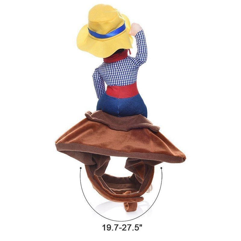 Costume cowboy western pour chien et chat – 100% coton | Halloween & Cosplay | 4 tailles - Furlo