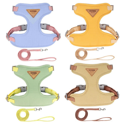 Harnais Maille Anti-Fugue pour Chat – Laisse Outdoor Ajustable | 4 Coloris, Tailles XS à L - Furlo