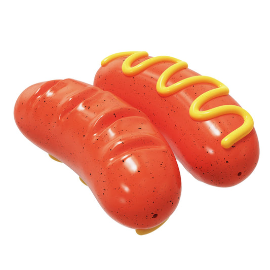 Jouet Sonore Saucisse pour Chien – Bâton à Mâcher & Stimulation Dentaire - Furlo