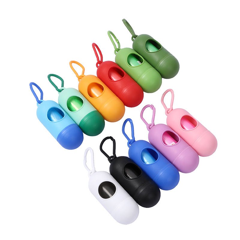 Sachets ramasse-crottes pour chien — Distributeur capsule portable - Furlo