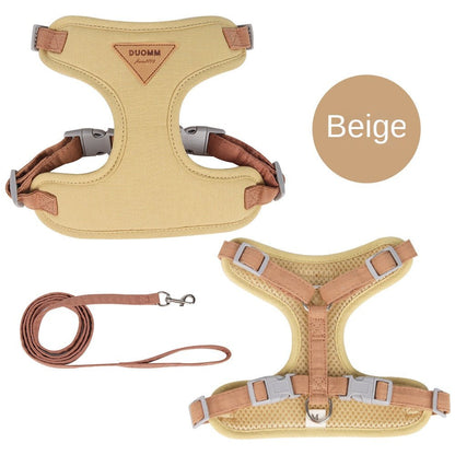 Harnais Maille Anti-Fugue pour Chat – Laisse Outdoor Ajustable | 4 Coloris, Tailles XS à L - Furlo