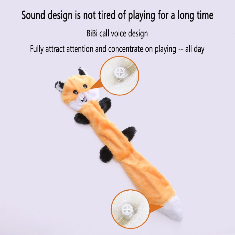 Peluche Sonore Anti-Morsure pour Chien – Jouet Résistant 3 Coloris - Furlo