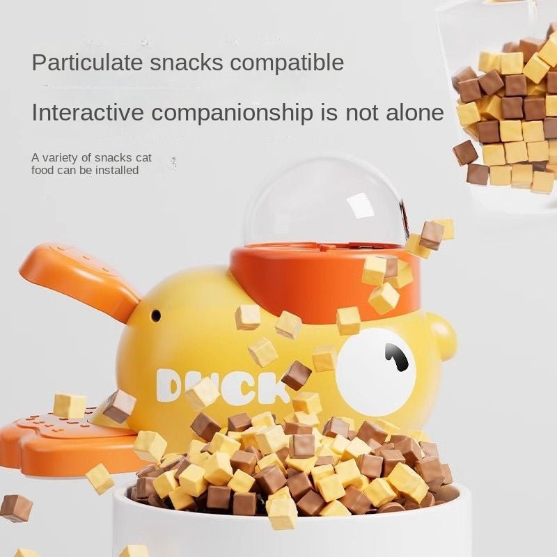Distributeur de Friandises Canard Jaune – Jouet Interactif pour Chat et Chien - Furlo